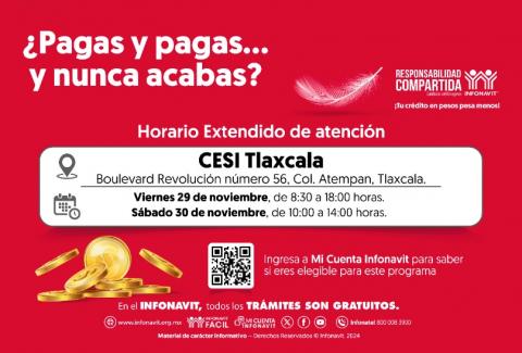 Infonavit extiende horario de atención en centros de servicio en Tlaxcala imagen 1