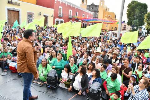 Dice Salvador Santos que vienen los tres mejores años para Huamantla