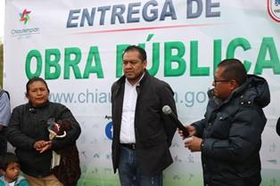 Alcalde de Chiautempan entrega obra de drenaje en Cuahuixmatlac imagen 2