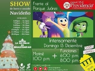 Hoy domingo 13 de diciembre Expocine Providencia en Chiautempan