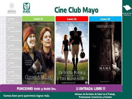 Cine Club del IMSS da a conocer su próxima cartelera
