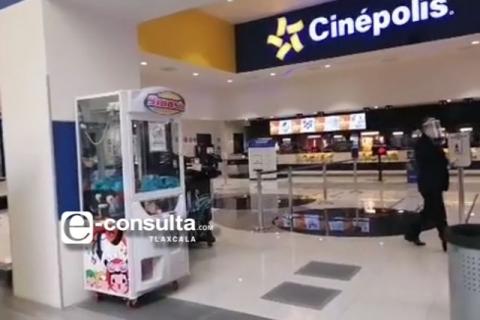 Sin gente reapertura de Cinépolis en la capital del estado