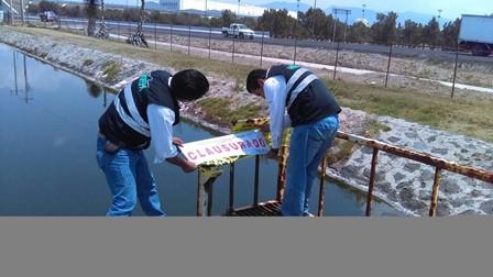 Clausura Profepa planta de aguas residuales de empresas