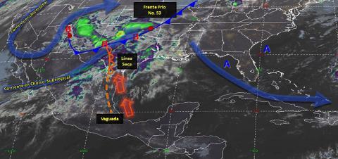 Pronóstico del tiempo en México para martes 23 de abril del 2019