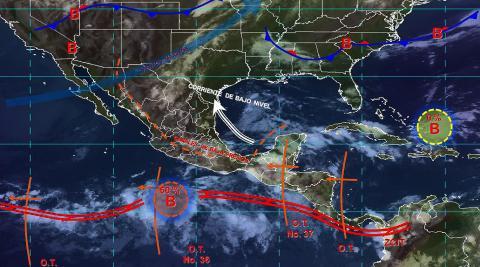 Pronóstico del tiempo en México para martes 10 de septiembre del 2019