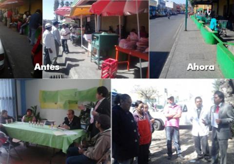Con diálogo se agiliza el ordenamiento comercial de la capital