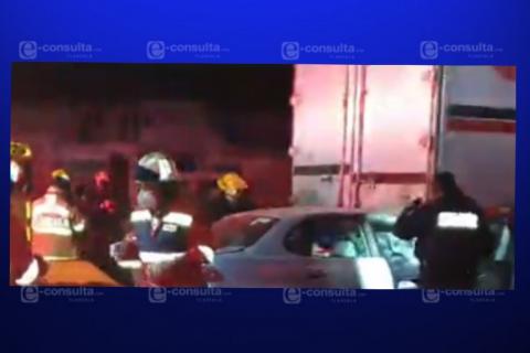 Lo rescatan con las quijadas de la vida tras estrellarse