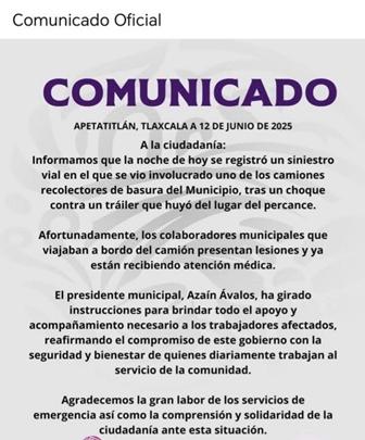 Azain explota a trabajadores y sufren accidente; lanza comunicado y se alegra de que no hubo lesionados imagen 2