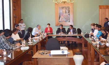 Atendieron diputados al Consejo Central de Lucha de la CNTE