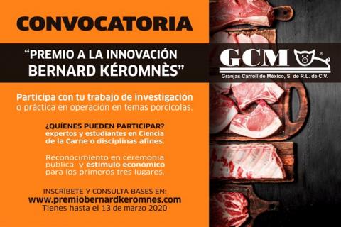 Invita Granjas Carroll a participar en “Premio a la Innovación Bernard Kéromnès”
