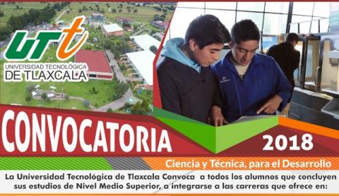 Emiten convocatoria de ingreso para seis ingenierías en la UTT