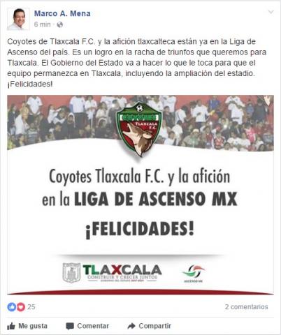 Dispuesto Gobierno del Estado a ampliar Estadio para Coyotes