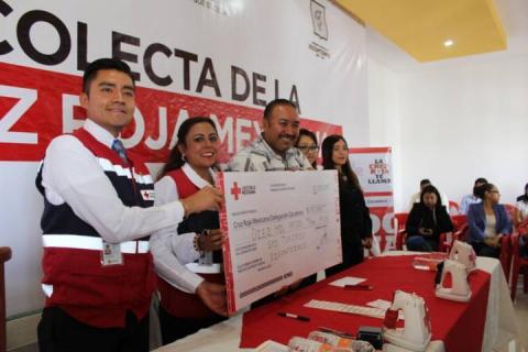Apoyará Xicohtzinco mensualmente a la Cruz Roja imagen 1
