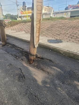 Obra lorenista no duró ni un mes; lluvias se llevan pavimento imagen 3