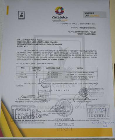 Con el saneamiento financiero entregaremos en tiempo y forma la cuenta pública: TOA