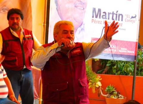 Texoloc se suma Martín Pérez y va por MORENA en línea