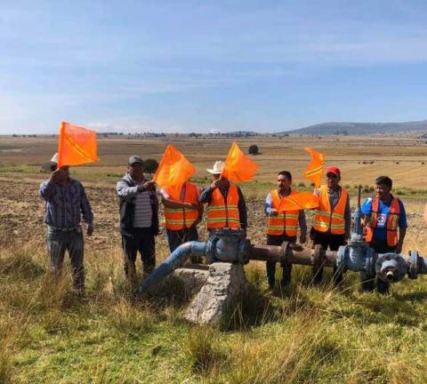 Alcalde pone en marcha trabajos de rehabilitación del pozo de agua en Techalote imagen 1