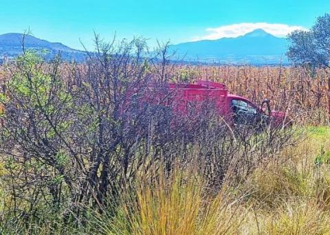 Persecución y bal#cer4 en Xaloztoc por robo de camioneta