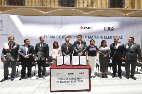 Entrega Gobierno del Estado 35 mdp al Instituto Tlaxcalteca de Elecciones