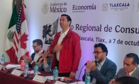Tlaxcala, punta de lanza en la consulta del T-MEC: empresarios y sociedad aportan propuestas