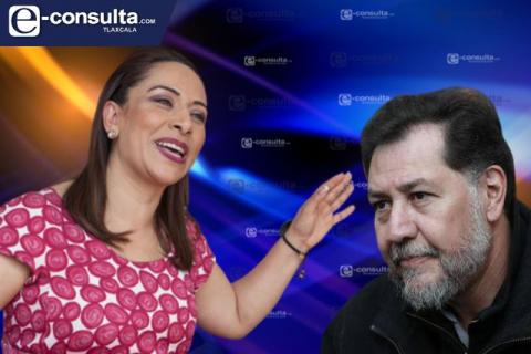 Noroña se le baja lo machito y pide disculpas a ADF por llamarla bocona