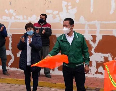 Víctor Hugo inicia la rehabilitación de la Imagen Urbana en San Felipe Hidalgo