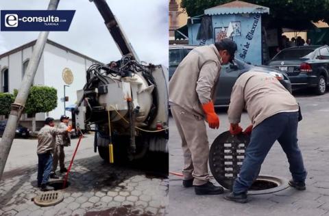 Realiza CAPAM desazolve preventivo en Tlaxcala Capital