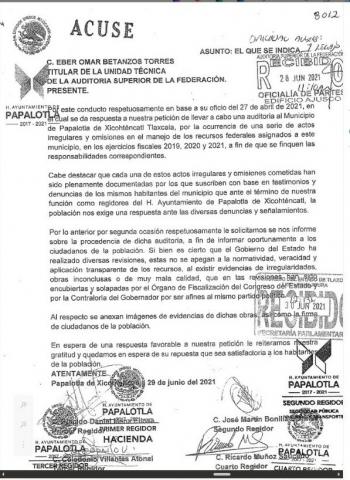 Regidores vividores dicen que están preocupados por Papalotla imagen 1
