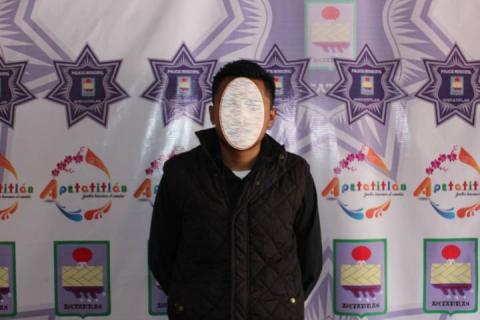 Capturan en Apetatitlán a ladrón de celular, ahorco a su victima