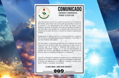 Se apagan manifestaciones; Sindicato 7 de Mayo pacta acuerdo con el Gobierno