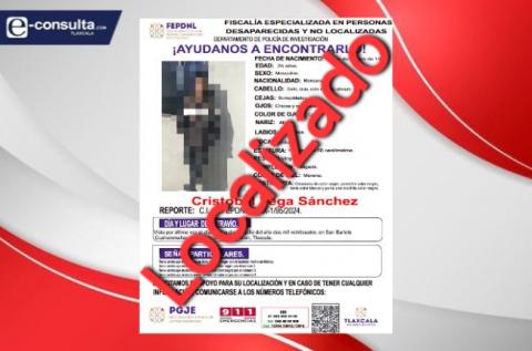Presenta policía de investigación ante ministerio público a hombre reportado como no localizado: PGJE