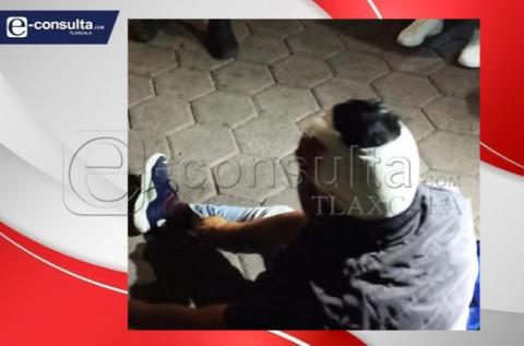 Atienden cuerpos de emergencia a maculino en estado de ebriedad en SPM