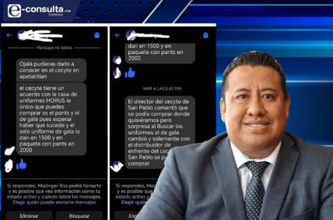 Blas Marvin se quiere hacer millonario con la venta de uniformes del CECyTE: Padres de familia