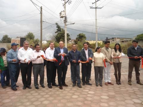 Inaugura obras de gran impacto Baldemar Cortés Meneses, lo acompañó Pedro Jiménez León imagen 1