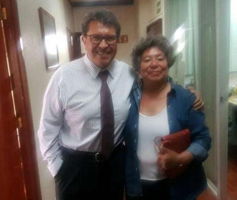 Floria María Hernández se reúne con jefe de la Delegación Cuauhtémoc