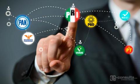 Se confirma alianza PRI, PVEM, Panal y PS para la gubernatura