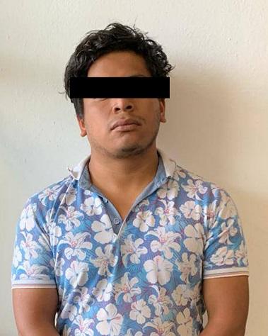 Policía Estatal detiene en Papalotla a sujeto con enervantes