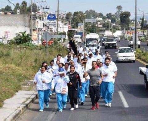 Ayuntamiento de Tepeyanco traslada el fuego simbólico de las fiestas patrias imagen 7