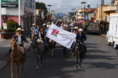 Más de 300 jinetes muestran respeto al santo patrón San Agustín imagen 1