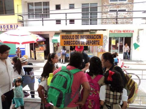 Escuelas del municipio cuentan con módulo de información deportiva imagen 1