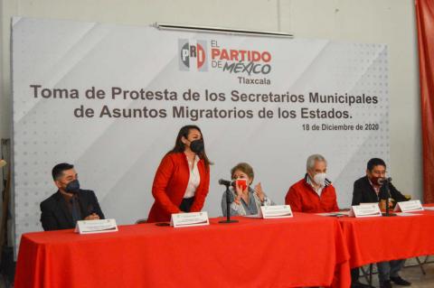 Toma protesta Miriam Báez Cortés como secretaria de asuntos migratorios del PRI Tlaxcala imagen 2