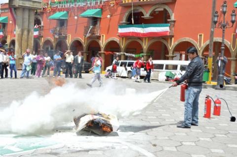 Capacita PC de Contla a la ciudadanía en el manejo de extintores imagen 6