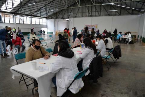 Todo un éxito la Ruta por tu Salud en Nanacamilpa imagen 2