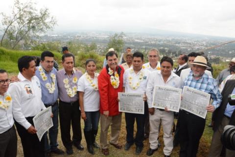 Inician autoridades campaña de reforestación en Tizatlan imagen 3