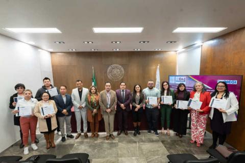 Entrega INEGI Reconocimientos a Enlaces Operativos del Poder Judicial del Estado imagen 4