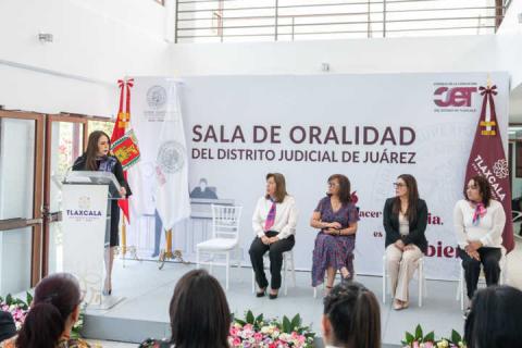 Inauguran Sala de Oralidad en el Distrito Judicial de Juárez ubicado en Huamantla imagen 3
