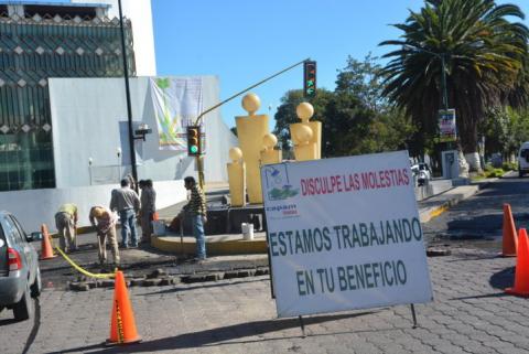 Trabaja CAPAM en construcción de recolector pluvial frente al Kinder Pestalozzi imagen 1