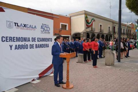 Encabezó Víctor Hugo Sánchez Arrío de Bandera en Palacio de Gobierno imagen 4