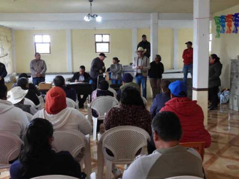 Presidente Municipal de Yauhquemehcan, David Vega Terrazas, participa en Asamblea Informativa de Entrega-Recepción en Barrio de Atencingo. imagen 1