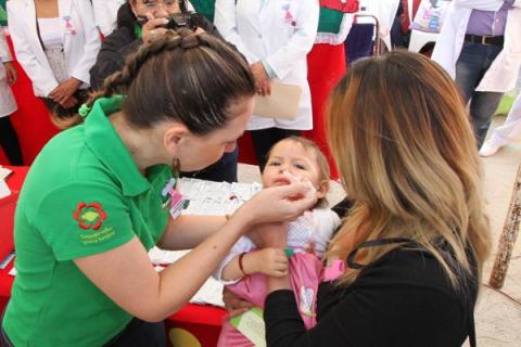 Inaugura González Foullon primera semana nacional de salud en Españita